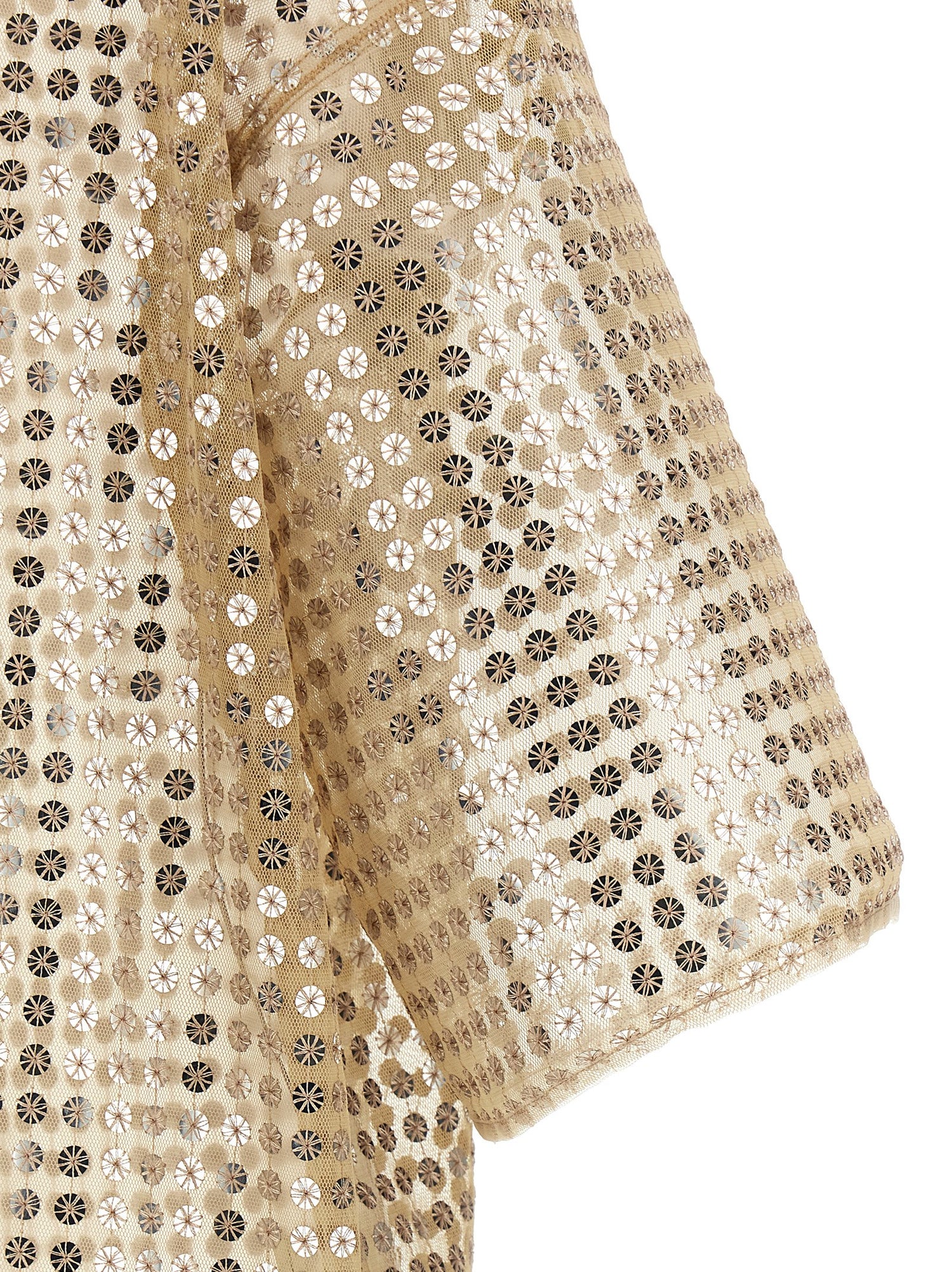 Fabiana Filippi Sequin Dress Beige