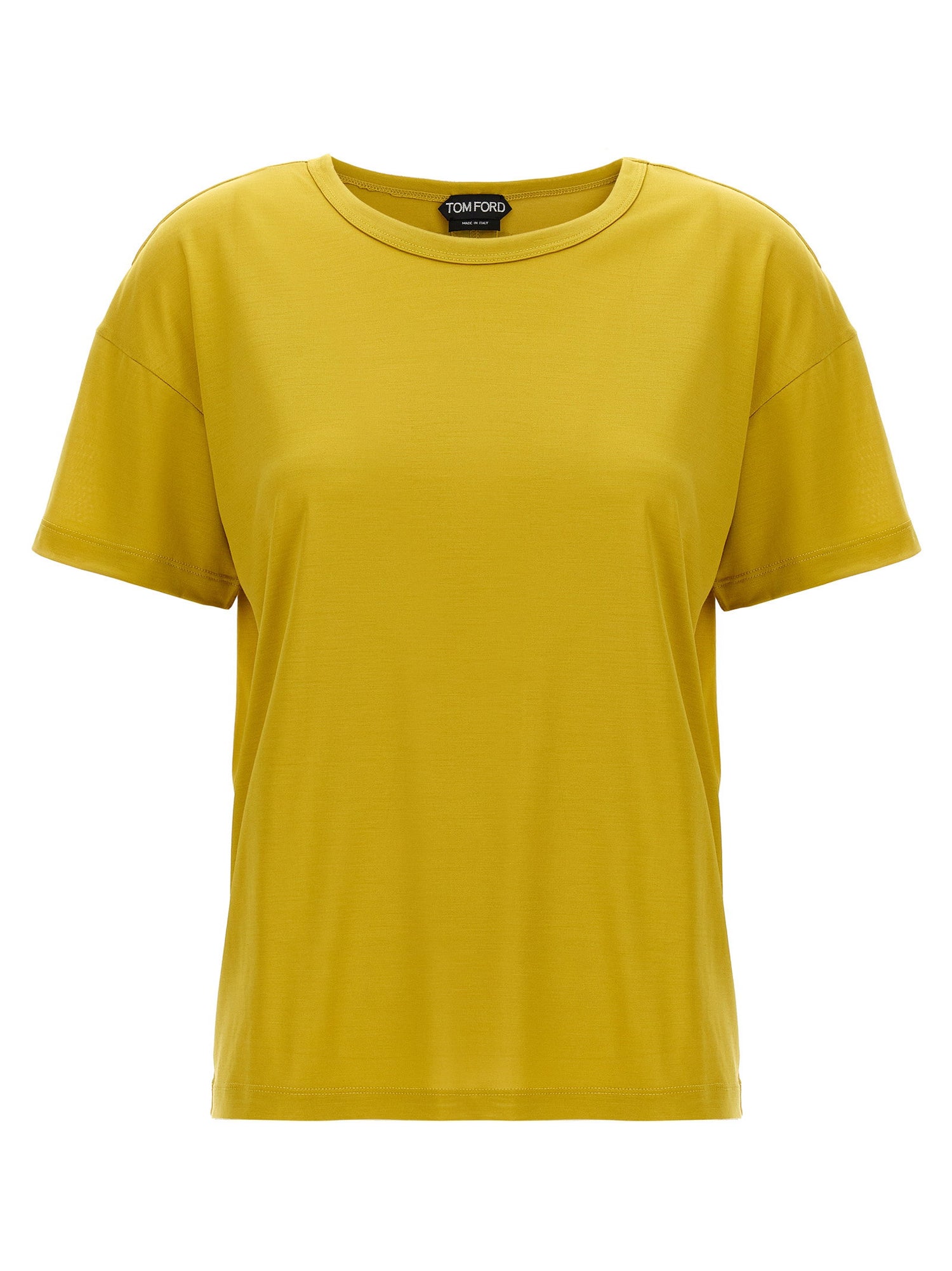 Tom Ford Silk T-shirt Yellow
