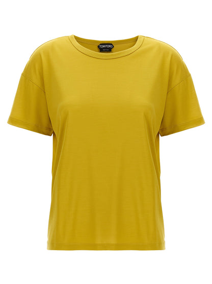 Tom Ford Silk T-shirt Yellow