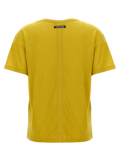 Tom Ford Silk T-shirt Yellow