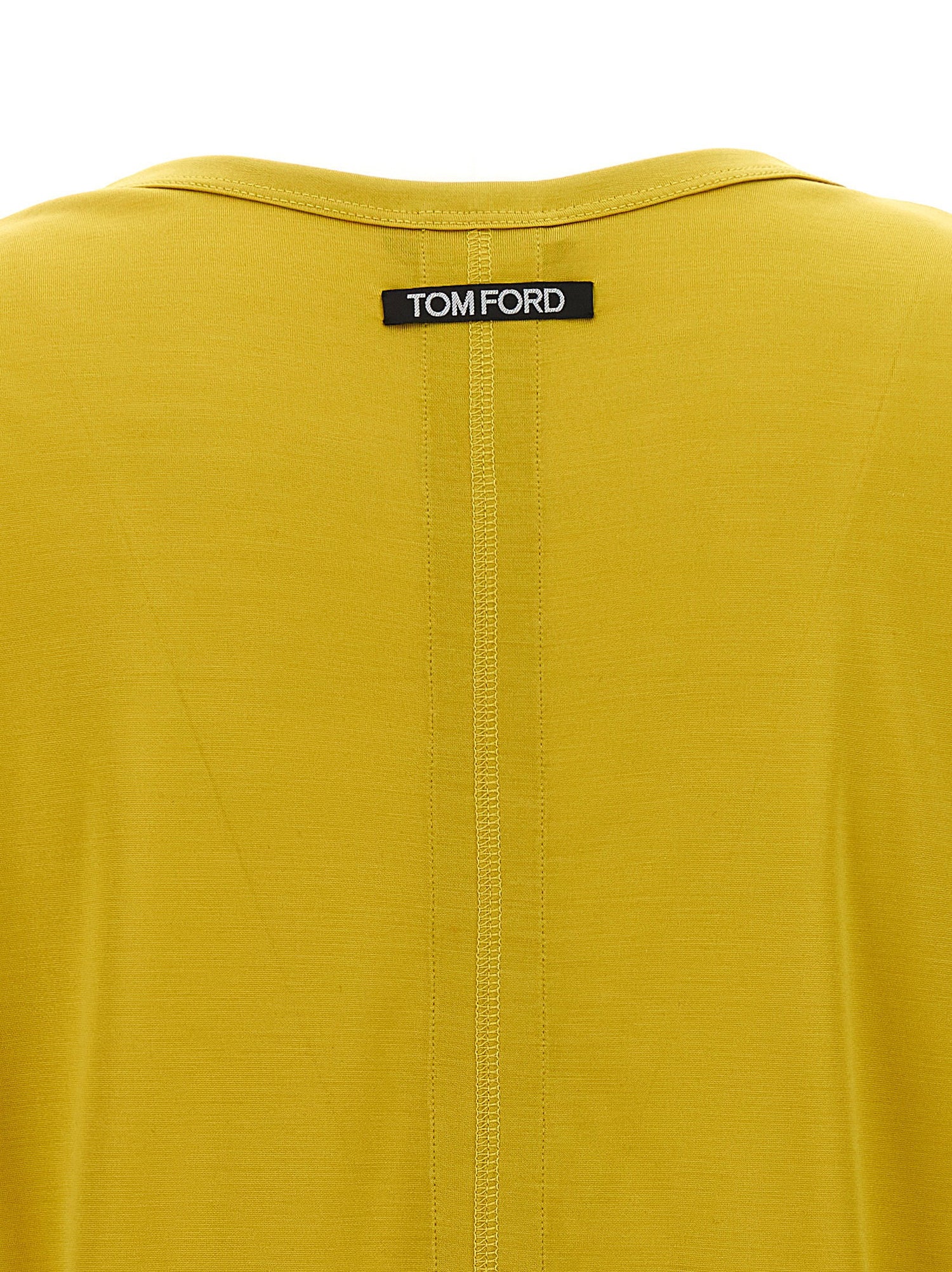Tom Ford Silk T-shirt Yellow