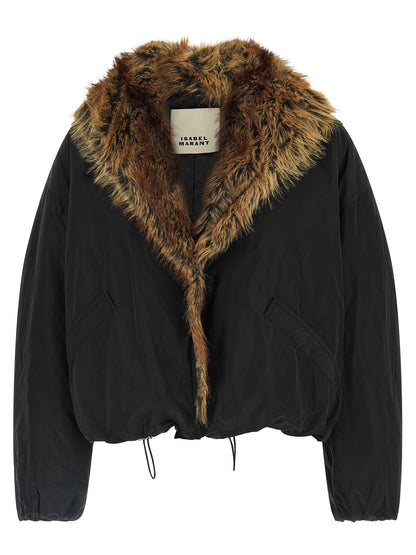 Isabel Marant Charone Short Parka Black
