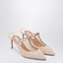 Aquazzura Voile Mule 75 Satin Pink