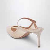 Aquazzura Voile Mule 75 Satin Pink