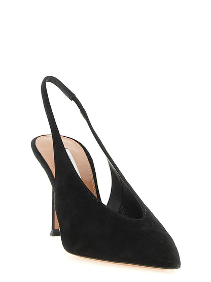 Aquazzura Voltaire Slingback Black  