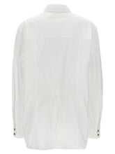 Ganni Lace-up Shirt White