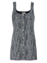 Ganni Tweed Dress Multicolor