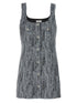 Ganni Tweed Dress Multicolor