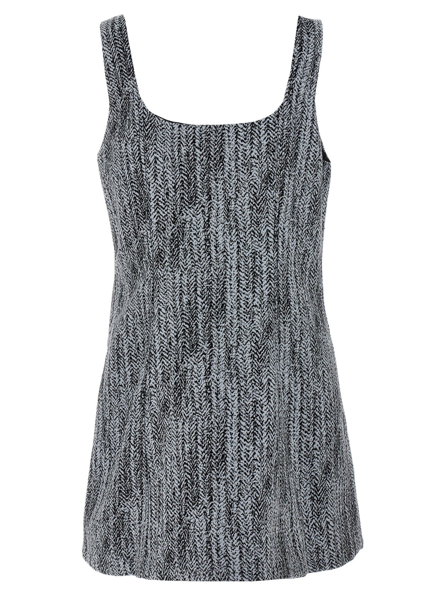 Ganni Tweed Dress Multicolor