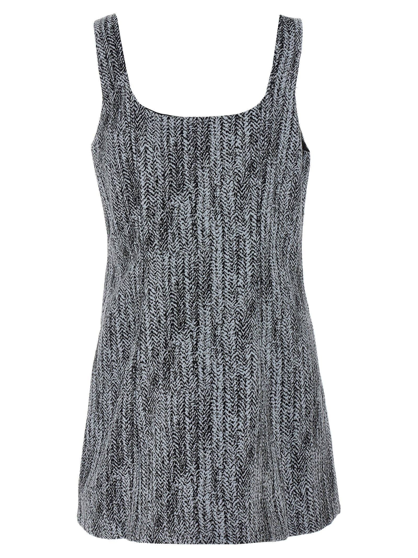 Ganni Tweed Dress Multicolor