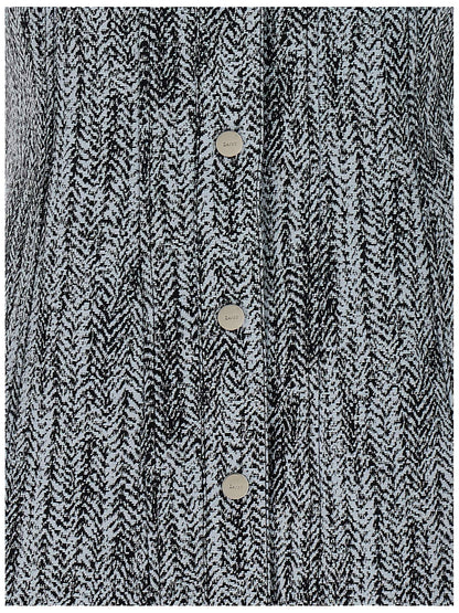 Ganni Tweed Dress Multicolor