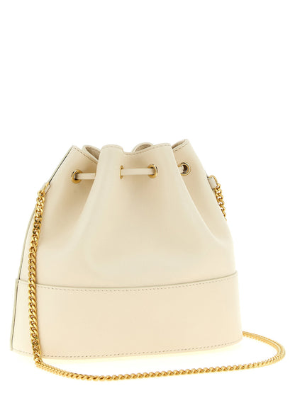 Valentino Garavani Vlogo Signature Sechiello Bag White