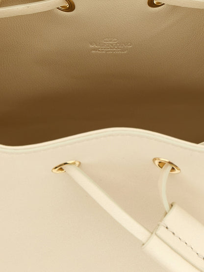 Valentino Garavani Vlogo Signature Sechiello Bag White