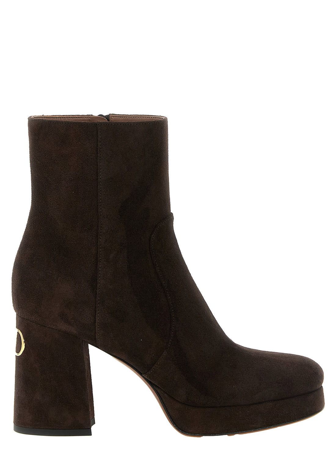Valentino Garavani Fawcette Ankle Boots Brown