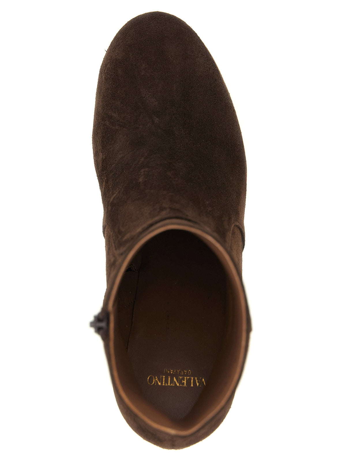 Valentino Garavani Fawcette Ankle Boots Brown