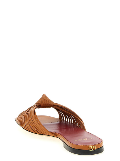 Valentino Garavani Annet Slides Brown