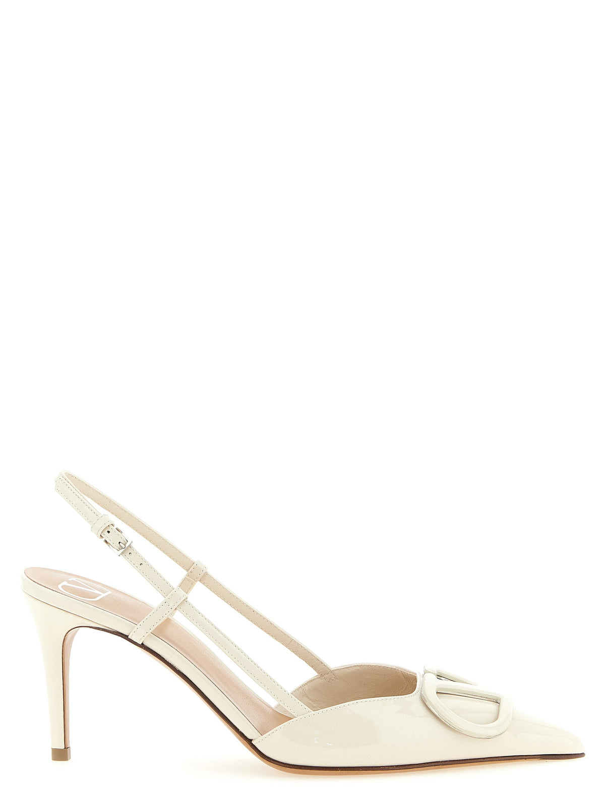 Valentino Garavani Vlogo Signature Slingback White