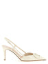 Valentino Garavani Vlogo Signature Slingback White