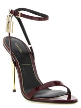 Tom Ford The Padlock Sandals Bordeaux
