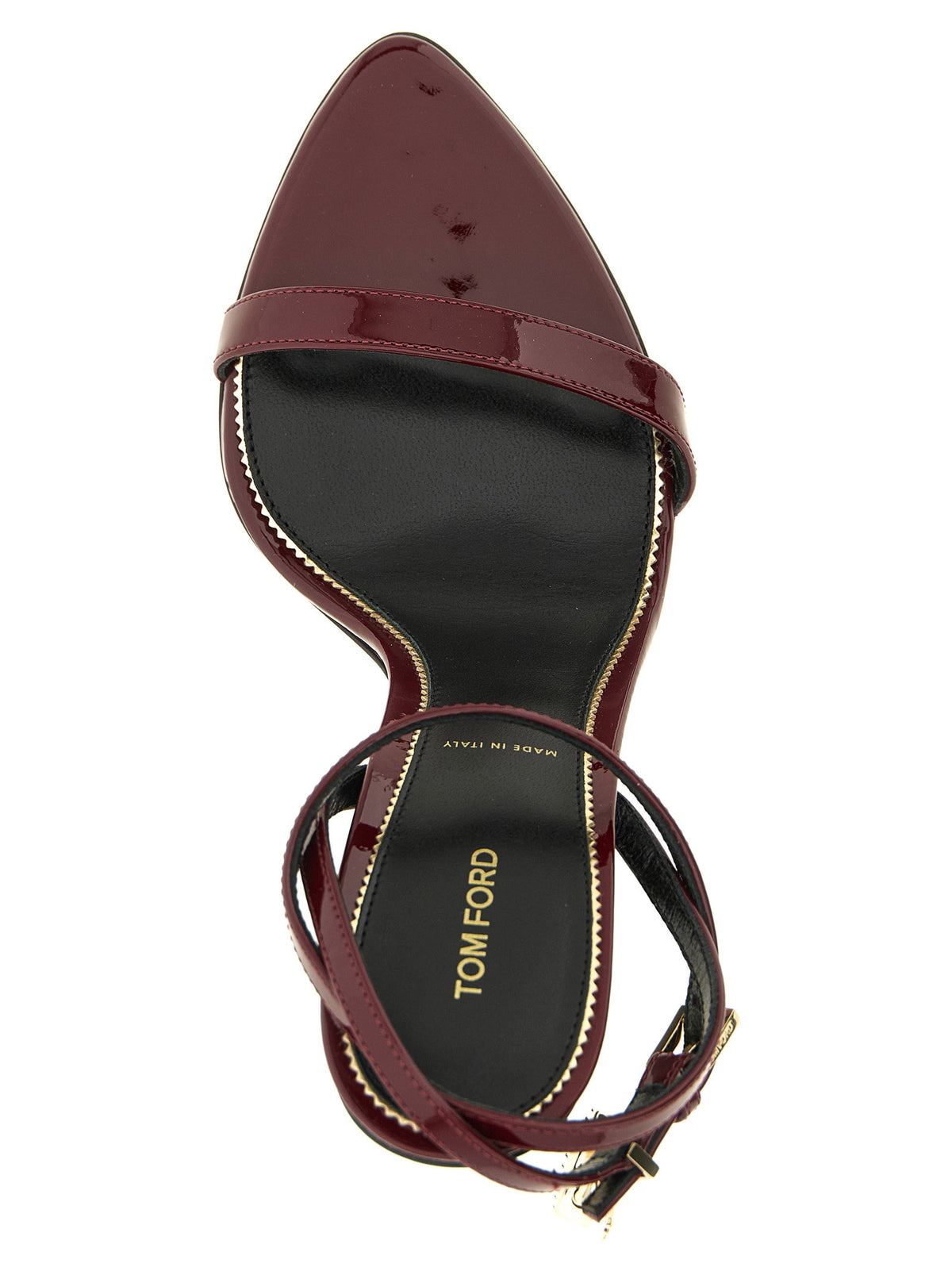 Tom Ford The Padlock Sandals Bordeaux