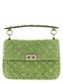 Valentino Garavani Rockstud Spike Shoulder Bag Green