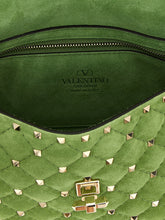 Valentino Garavani Rockstud Spike Shoulder Bag Green