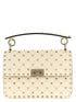 Valentino Garavani Rockstud Spike Shoulder Bag White