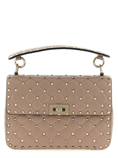 Valentino Garavani Rockstud Spike Shoulder Bag Pink