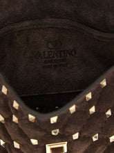 Valentino Garavani Rockstud Spike Shoulder Bag Brown
