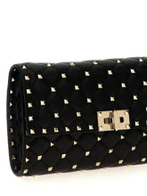 Valentino Garavani Rockstud Spike Shoulder Bag Black  