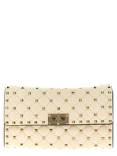 Valentino Garavani Rockstud Spike Shoulder Bag White