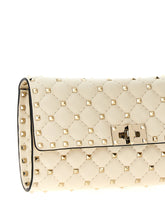 Valentino Garavani Rockstud Spike Shoulder Bag White