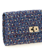 Valentino Garavani Rockstud Spike Shoulder Bag Blue