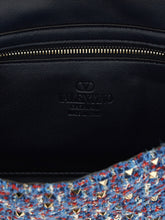 Valentino Garavani Rockstud Spike Shoulder Bag Blue