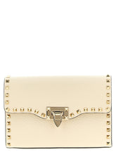 Valentino Garavani Rockstud Small Shoulder Bag White