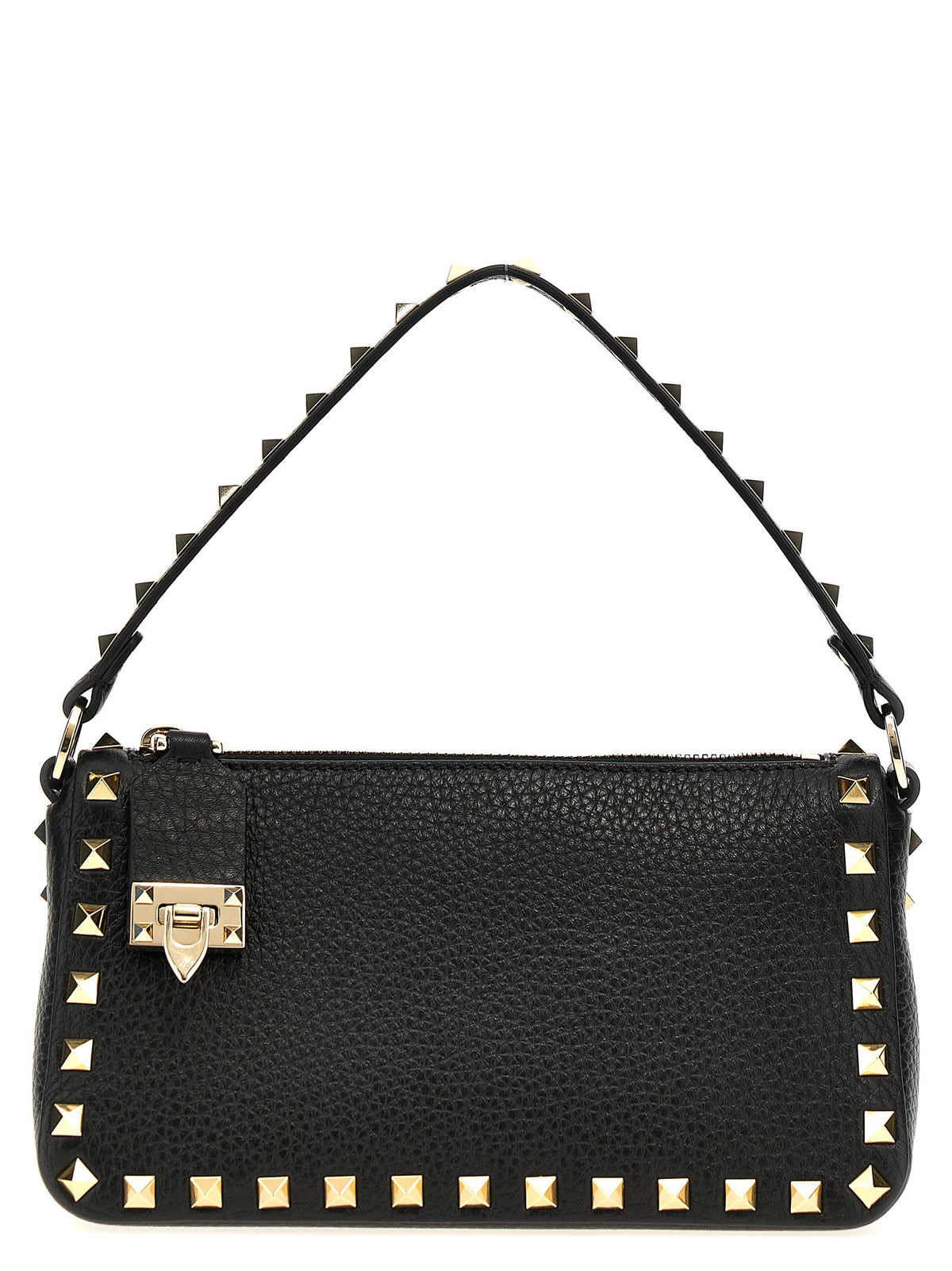 Valentino Garavani Rockstud Small Shoulder Bag Black  