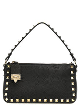 Valentino Garavani Rockstud Small Shoulder Bag Black  