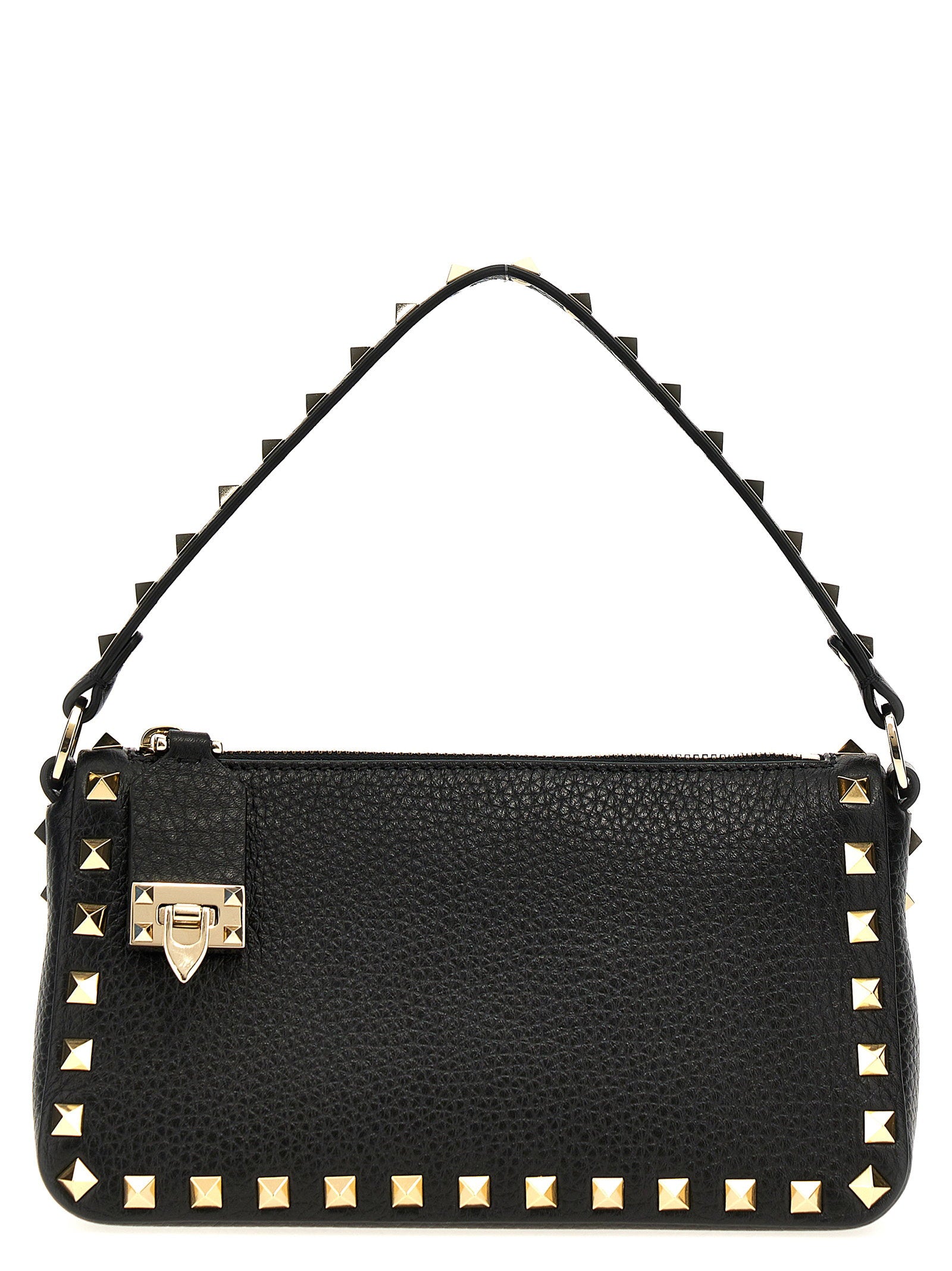 Valentino Garavani Rockstud Small Shoulder Bag Black  