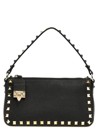 Valentino Garavani Rockstud Small Shoulder Bag Black  