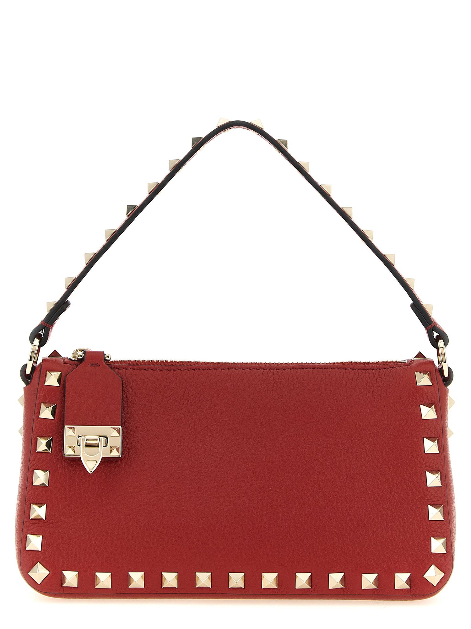 Valentino Garavani Valentinogaravani Rockstud Small Shoulder Bag Red