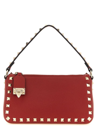 Valentino Garavani Valentinogaravani Rockstud Small Shoulder Bag Red