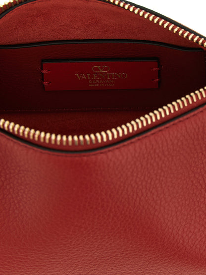 Valentino Garavani Valentinogaravani Rockstud Small Shoulder Bag Red