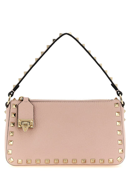 Borsavalentino Garavani Rockstud Small Shoulder Bag Pink
