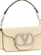 Valentino Garavani Locò Small Shoulder Bag White