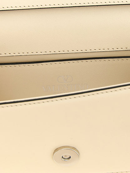 Valentino Garavani Locò Small Shoulder Bag White