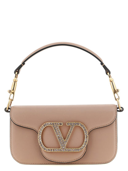 Valentino Garavani Locò Small Shoulder Bag Pink