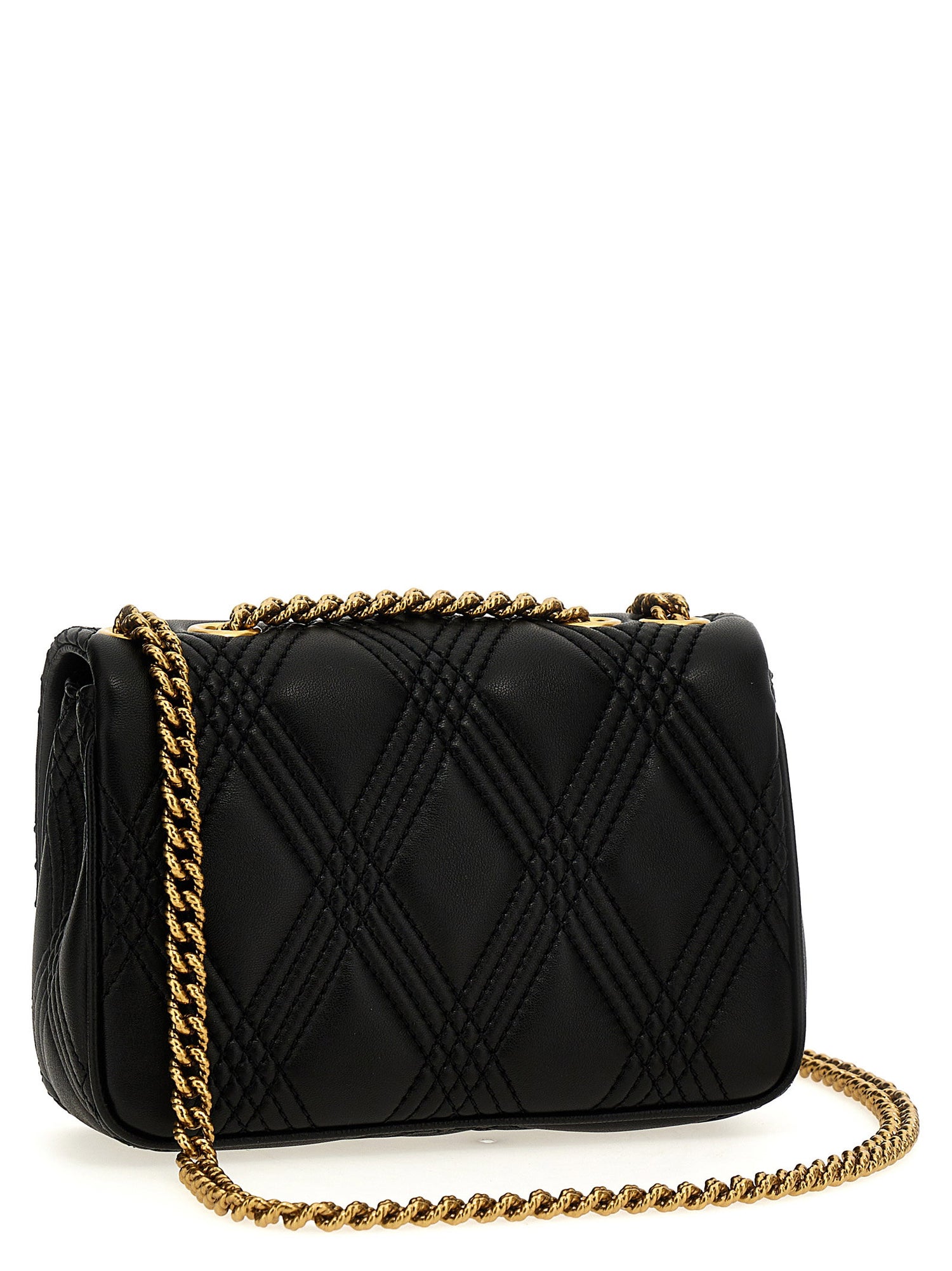Valentino Garavani Quiltie 67 Shoulder Bag Black