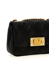 Valentino Garavani Quiltie 67 Shoulder Bag Black