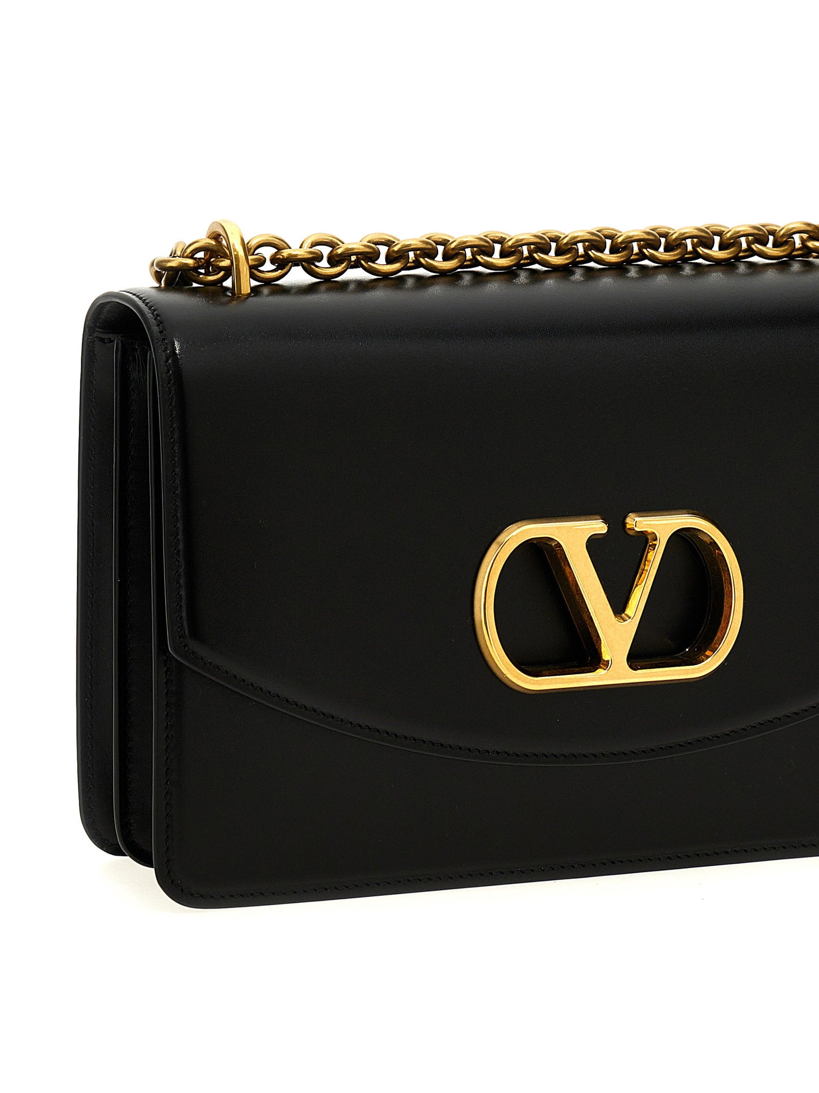 Valentino Garavani Vain Shoulder Bag Black