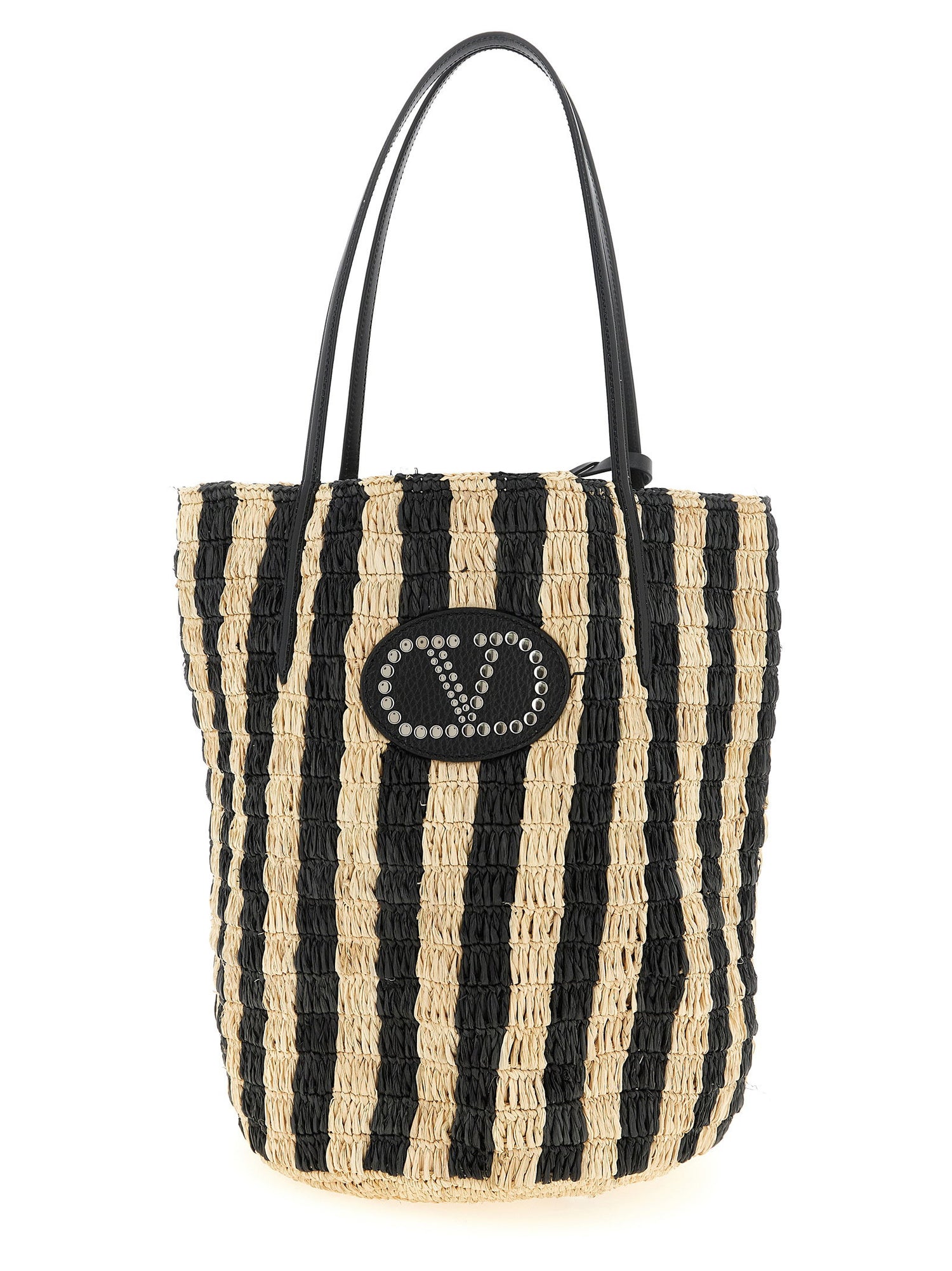 Shopping Valentino Garavani Raffia Black